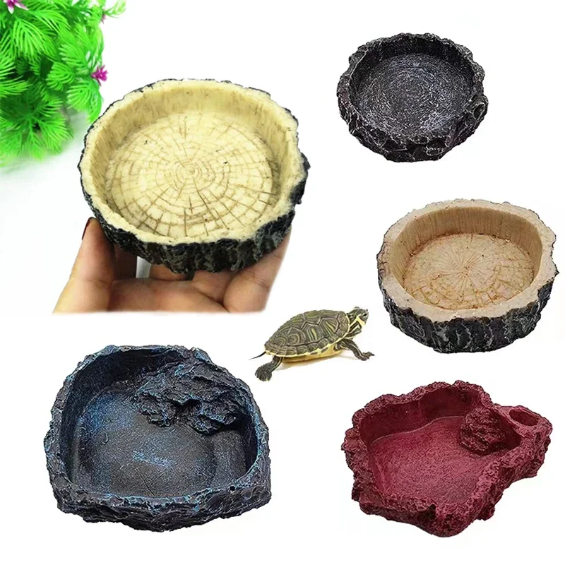 Aquarium Fish Price - Pet Reptile Feeder Bowl Resin Aquarium