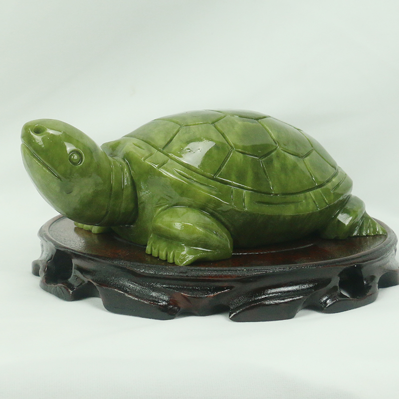 Natural Jade/turtle Sculpture/ - Aquarium Fish Only recension och pris
