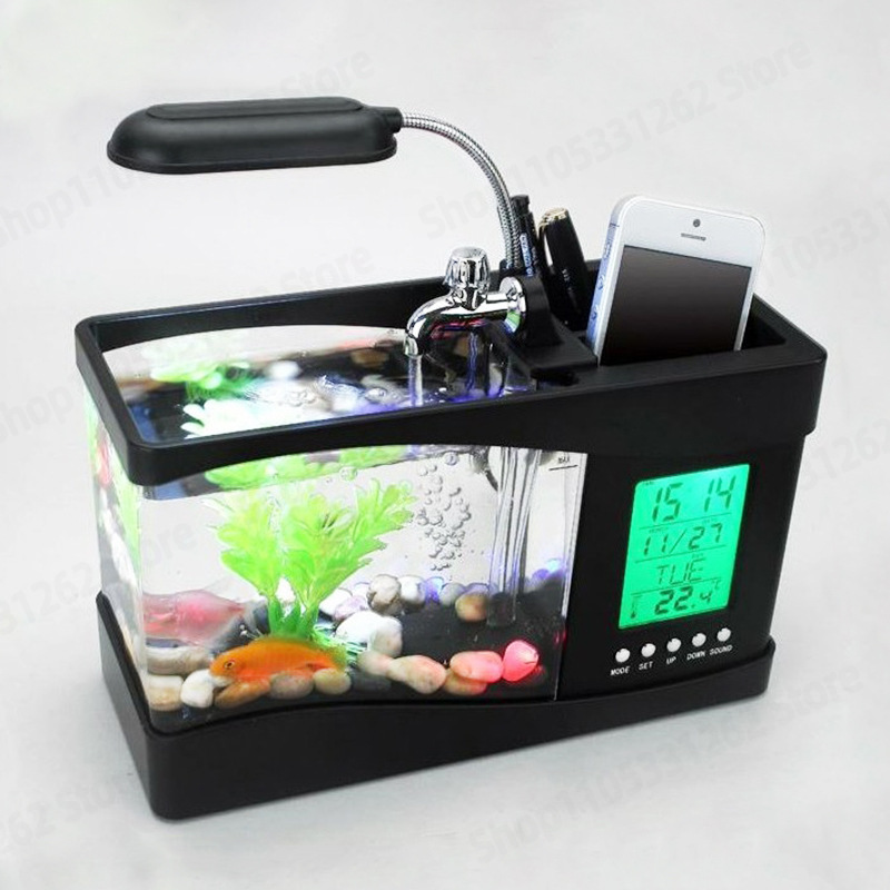 Mini Small Fish Tank Creative  - Aquarium Fish Logo recension och pris