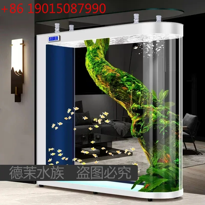 Floor-to-ceiling glass fish ta - Aquarium Xl recension och pris
