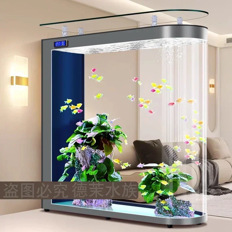 Floor-to-ceiling glass fish ta - Aquarium Xl recension och pris