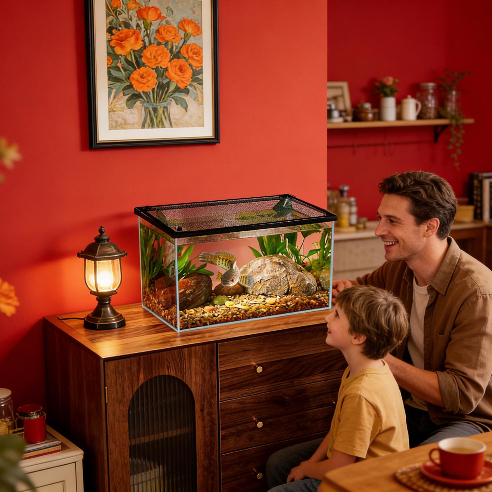 Anti Jumping Magnetic Durable  - Aquarium Fish Jumping recension och pris