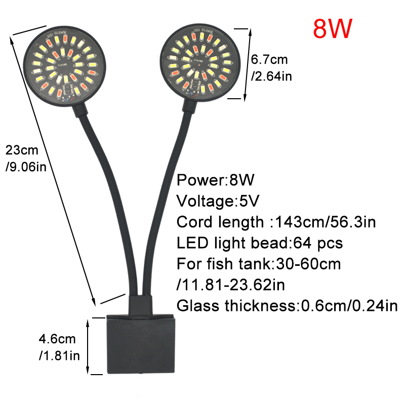 USB Aquarium LED Light Fish Ta - Aquarium Fish Light Lamp recension och pris