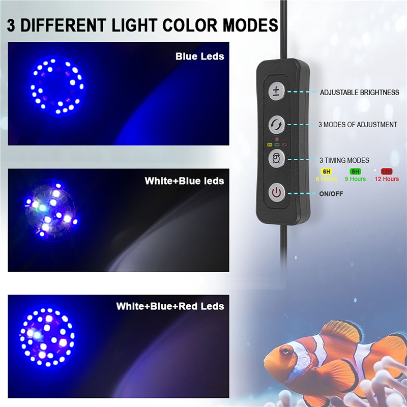 30W Aquarium Fish Tank Sea Wat - Aquarium Fish Light Lamp recension och pris
