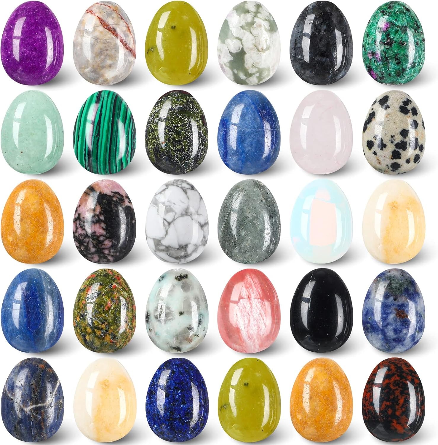 8  pcs natural crystal beads,  - Aquarium Fish Only recension och pris