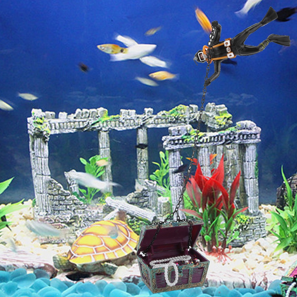 Resin Aquarium Ornament Live-A - Aquarium Fish Price recension och pris