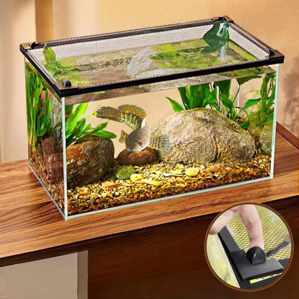 Sturdy Magnetic Fish Tank Lid  - Aquarium Fish Jumping recension och pris