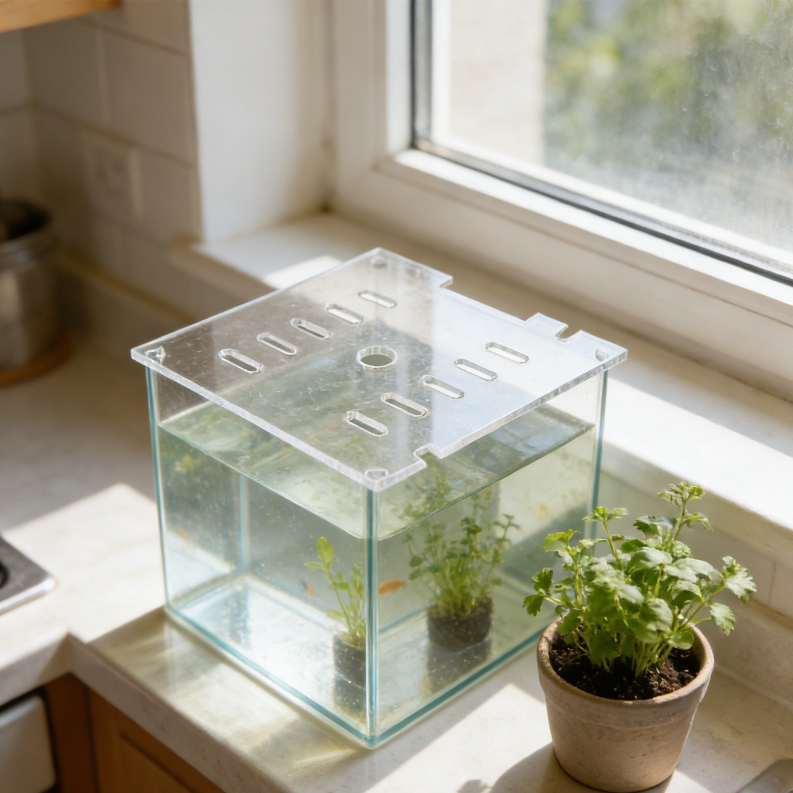 Clear Acrylic Aquarium Top Pan - Aquarium Fish Jumping recension och pris