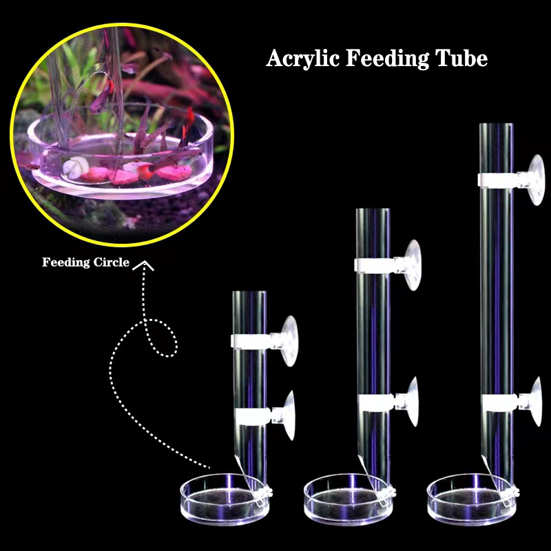 1Pcs Acrylic Aquarium Feeder T - Aquarium Fish Price recension och pris