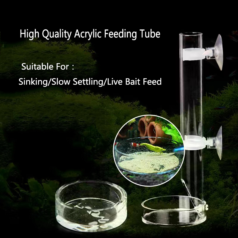 1Pcs Acrylic Aquarium Feeder T - Aquarium Fish Price recension och pris